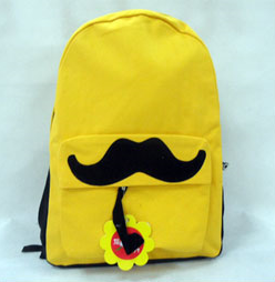 Mochila Bigode Amarela