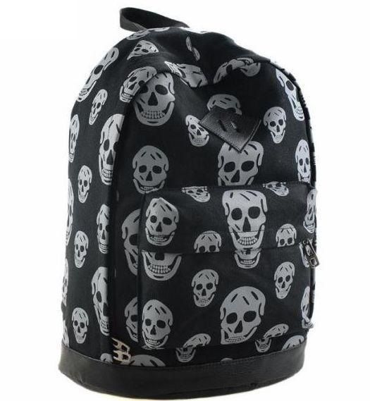 Mochila caveiras Preta